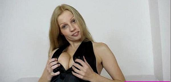  Leggy blondie girl untidy nylon pussy fetish